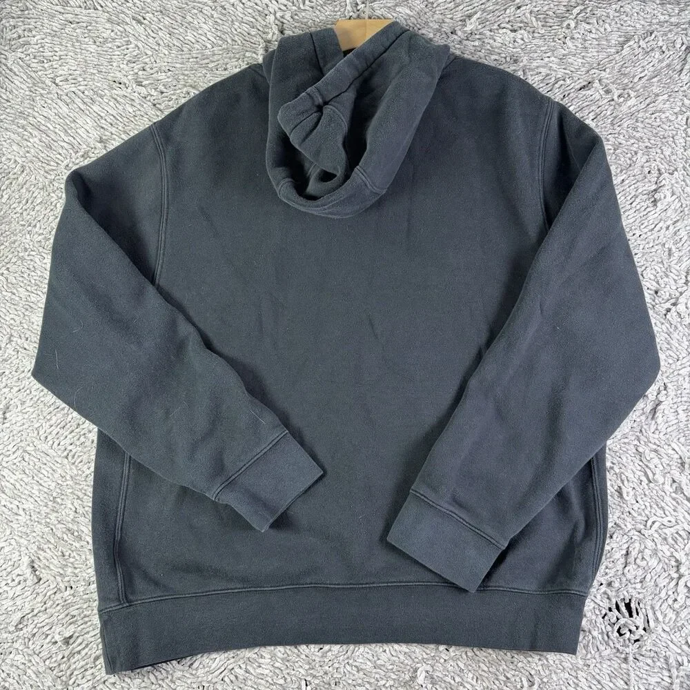 Nike Club Fleece Pullover Hoodie Mens Large Black Pullover Activewear Training